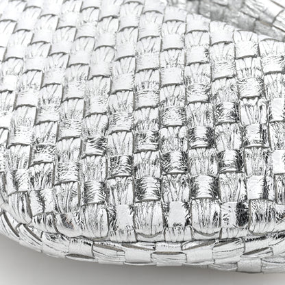 Bottega Veneta Metallic Nappa Intrecciato Mini Jodie Silver 10 of 11