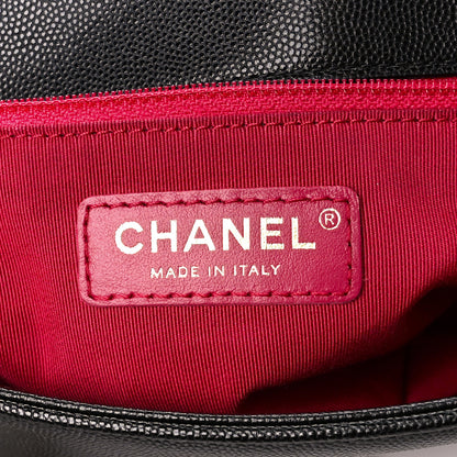 Chanel Caviar Quilted Medium Fashion Therapy Flap Bag Black 6 of 12