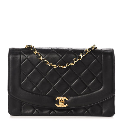 Chanel Lambskin Quilted Medium Single Flap Black 1 of 11