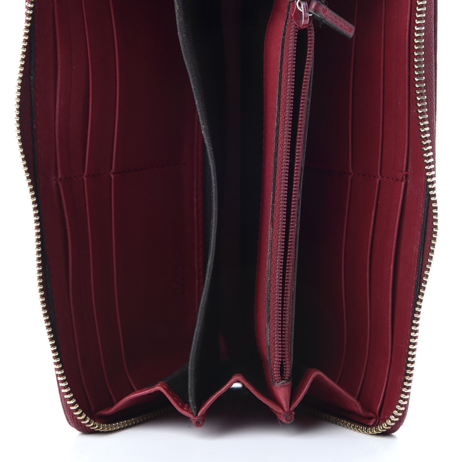Gucci Guccissima Lovely Zip Around Wallet Dark 4 of 7