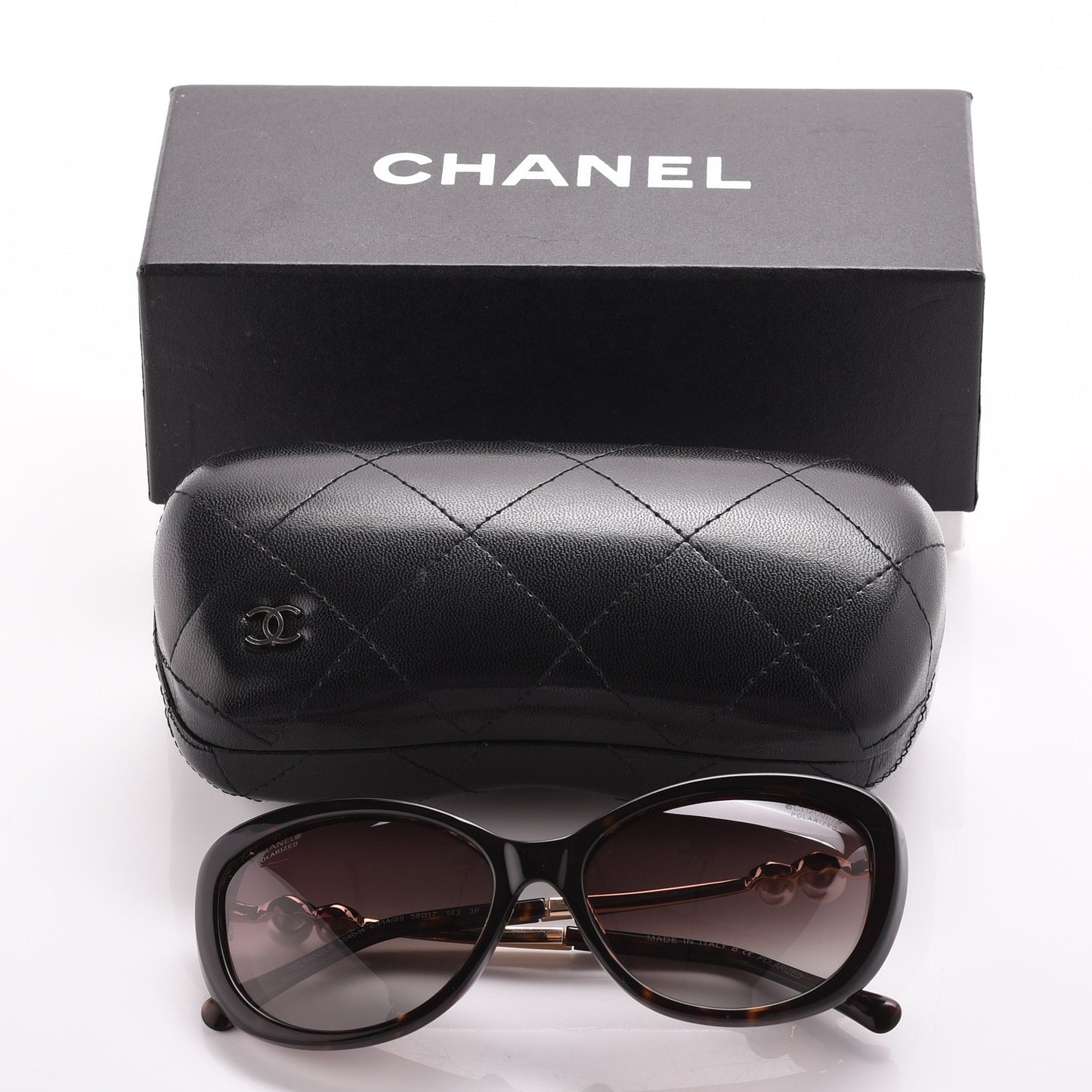 Cat Eye Pearl Sunglasses 5340-H Tortoise