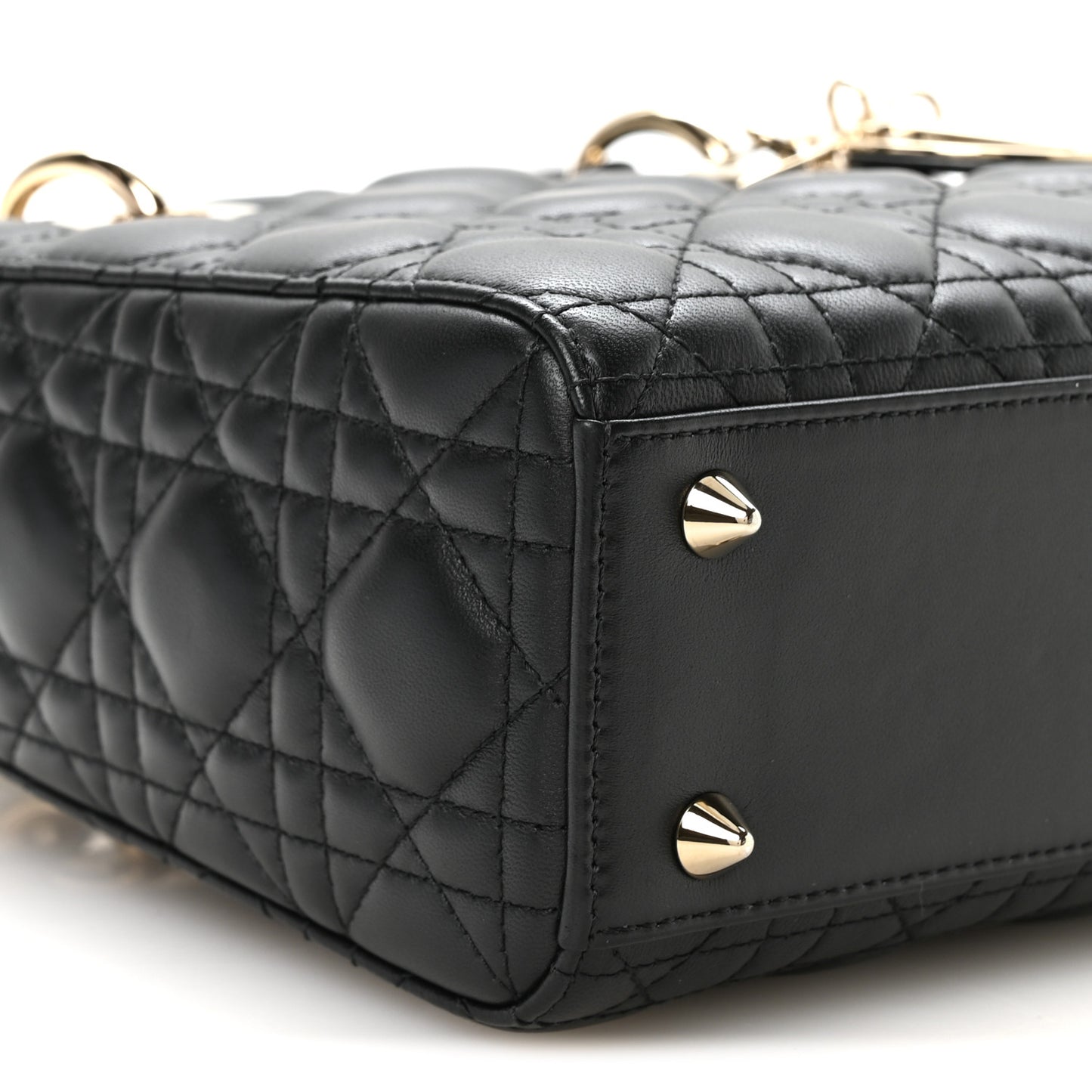 Lambskin Cannage Small My ABCDior Lady Dior Black