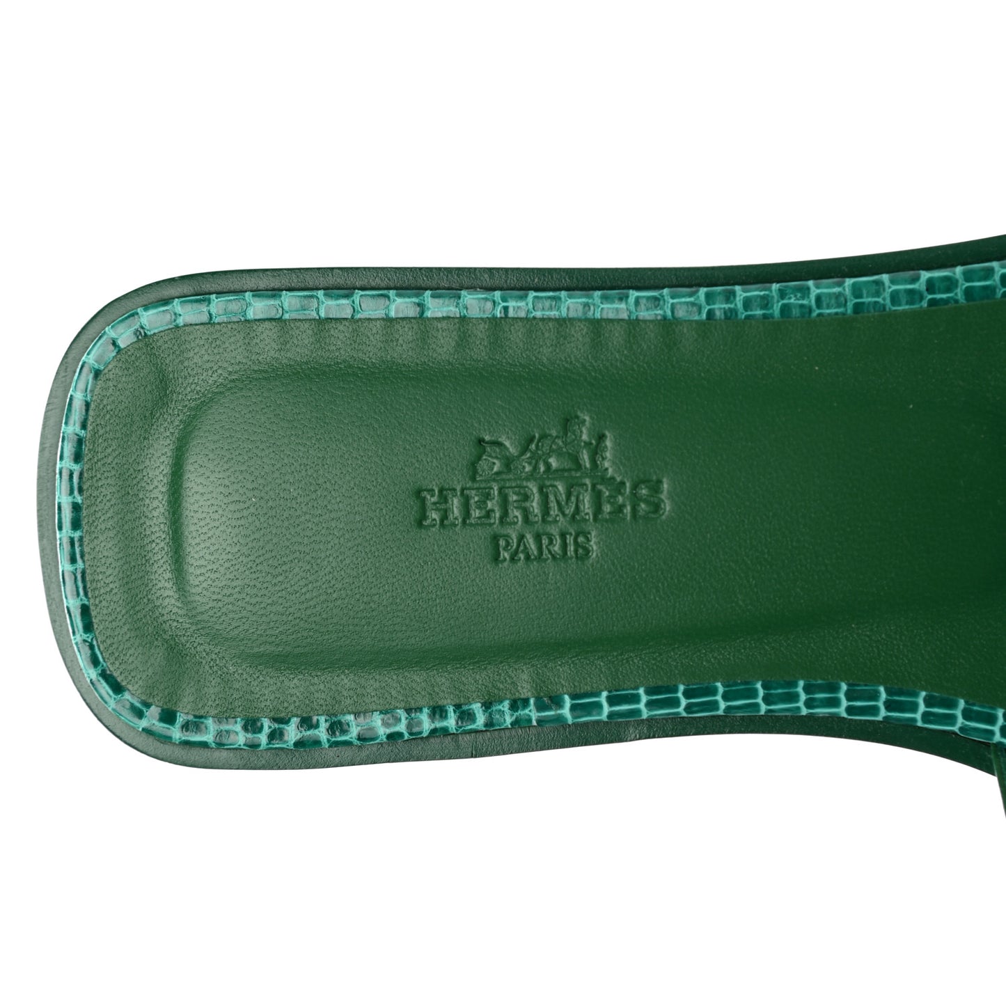Lizard Oran Sandals 37 Vert Emeraude