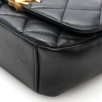 Chanel Lambskin Quilted Small CC Coin Flap Bag Black 10 of 10