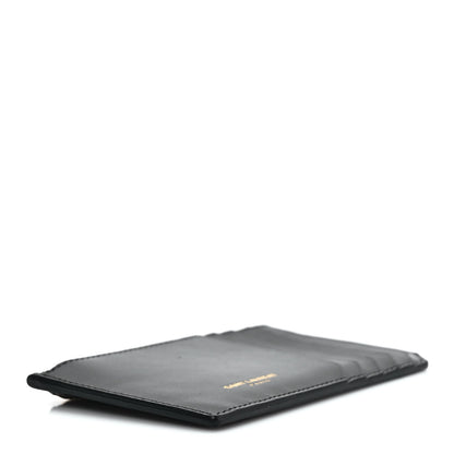 Saint Laurent Calfskin 5 Fragments Zip Pouch Card Holder Black 4 of 8