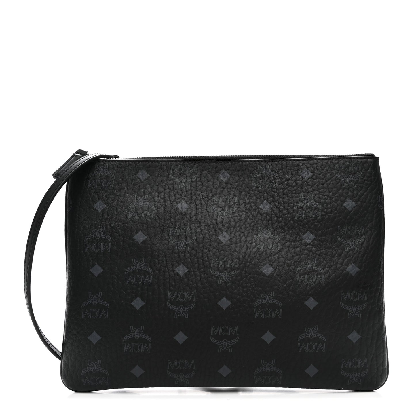 Visetos Medium Crossbody Pouch Black