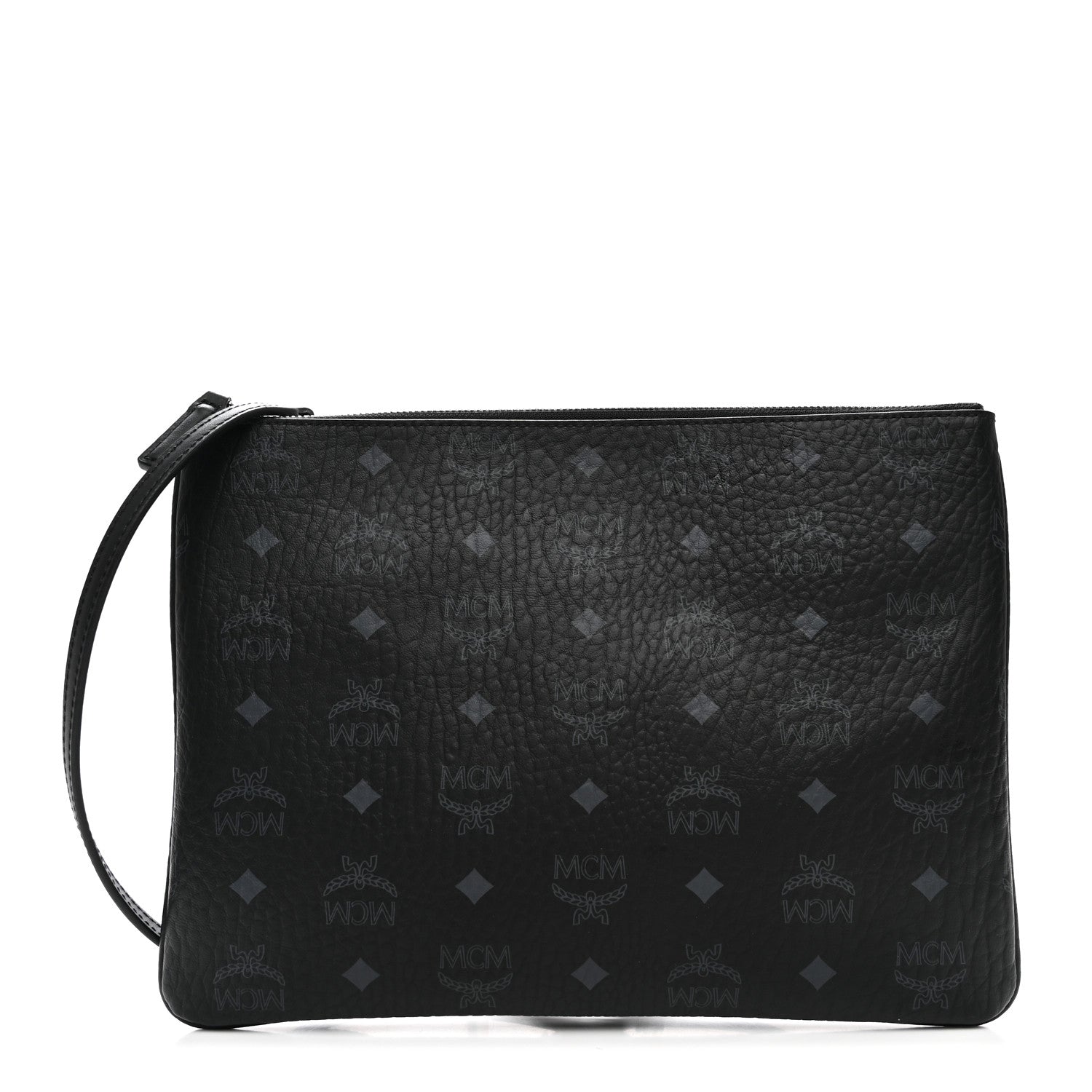MCM Visetos Medium Crossbody Pouch Black 1 of 10