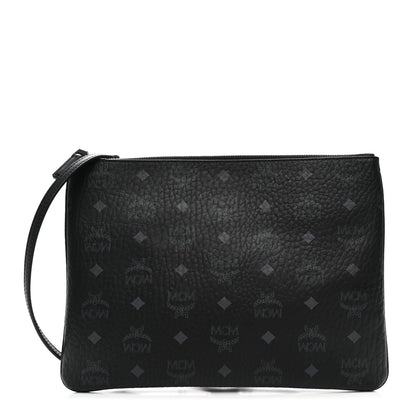 MCM Visetos Medium Crossbody Pouch Black 1 of 10