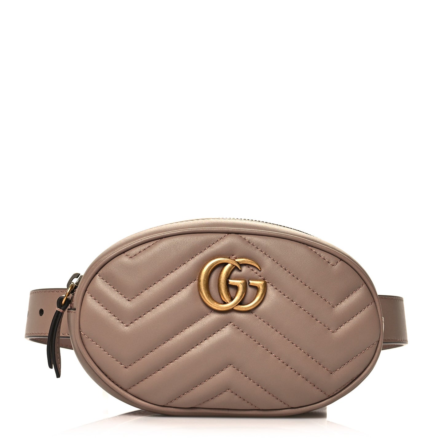 Calfskin Matelasse GG Marmont Belt Bag 85 34 Porcelain Rose