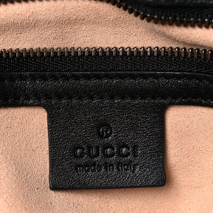 Gucci Calfskin Matelasse Medium GG Marmont Shoulder Bag Black 6 of 21