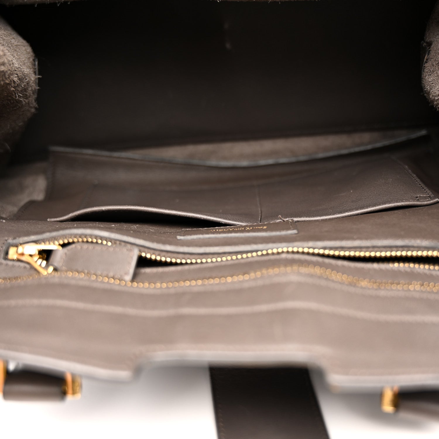 Saint Laurent Sheepskin Medium Cabas ChYc Grey 15 of 25