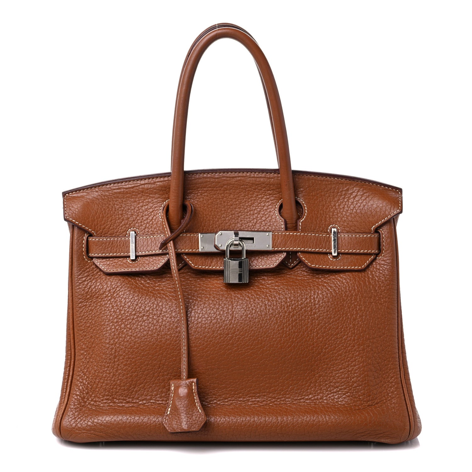 Hermes Taurillon Clemence Birkin 30 Gold 1 of 19