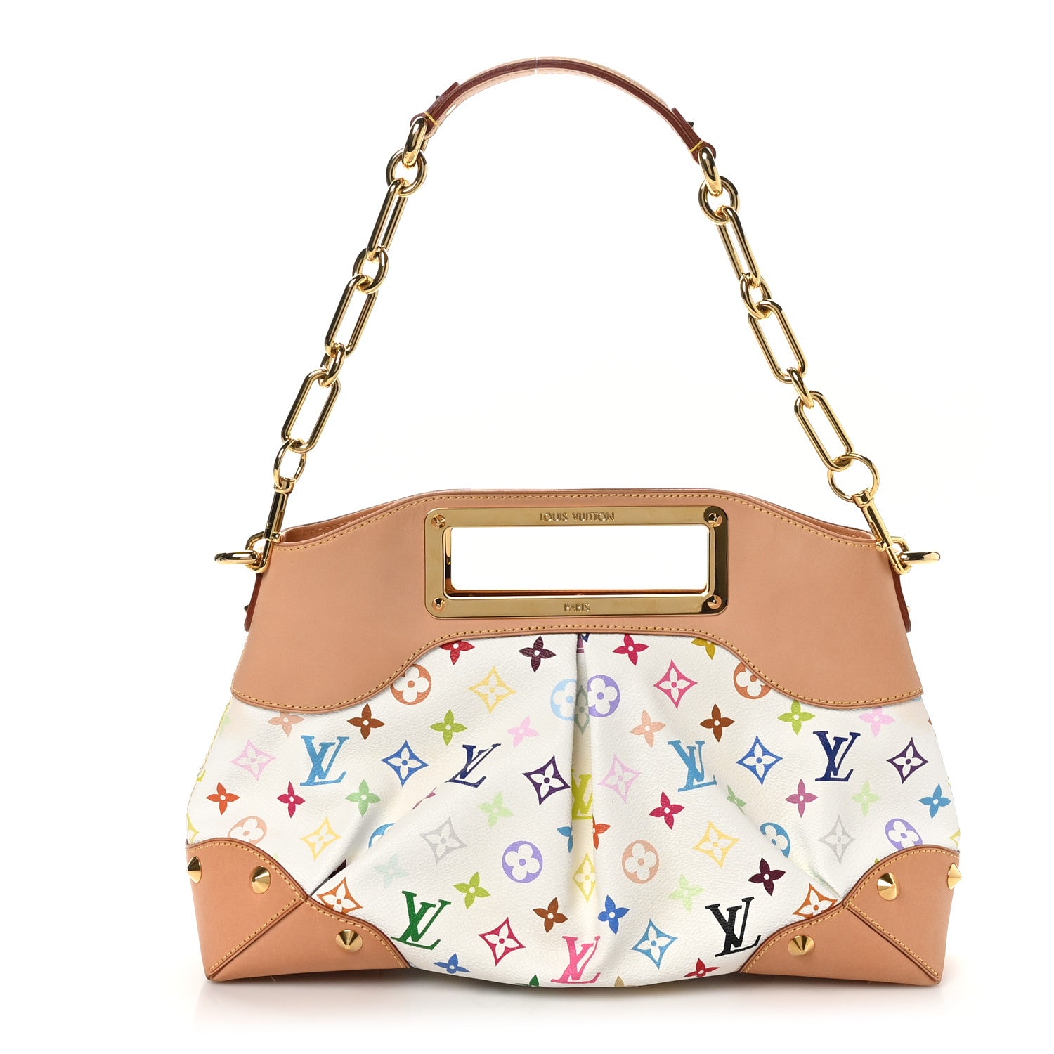 Louis Vuitton Monogram Multicolor Judy MM White 1 of 9