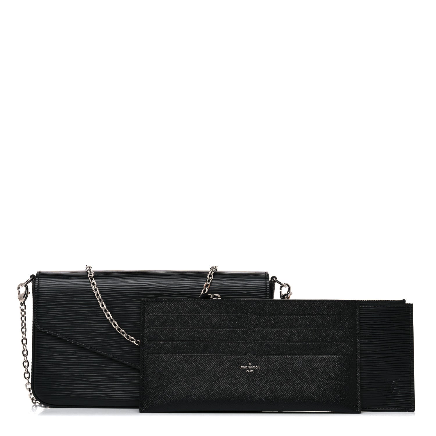 Louis Vuitton Epi Pochette Felicie Black 3 of 12