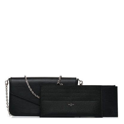 Louis Vuitton Epi Pochette Felicie Black 3 of 12