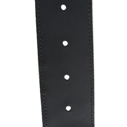 Gucci X ADIDAS Double G 85 34 Belt Blue White 5 of 5