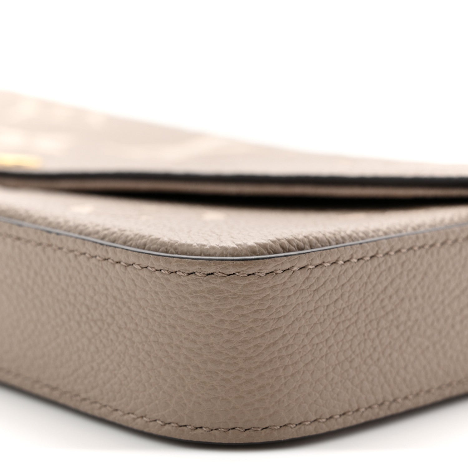 Louis Vuitton Empreinte Monogram Giant Felicie Pochette Tourterelle Creme 10 of 11