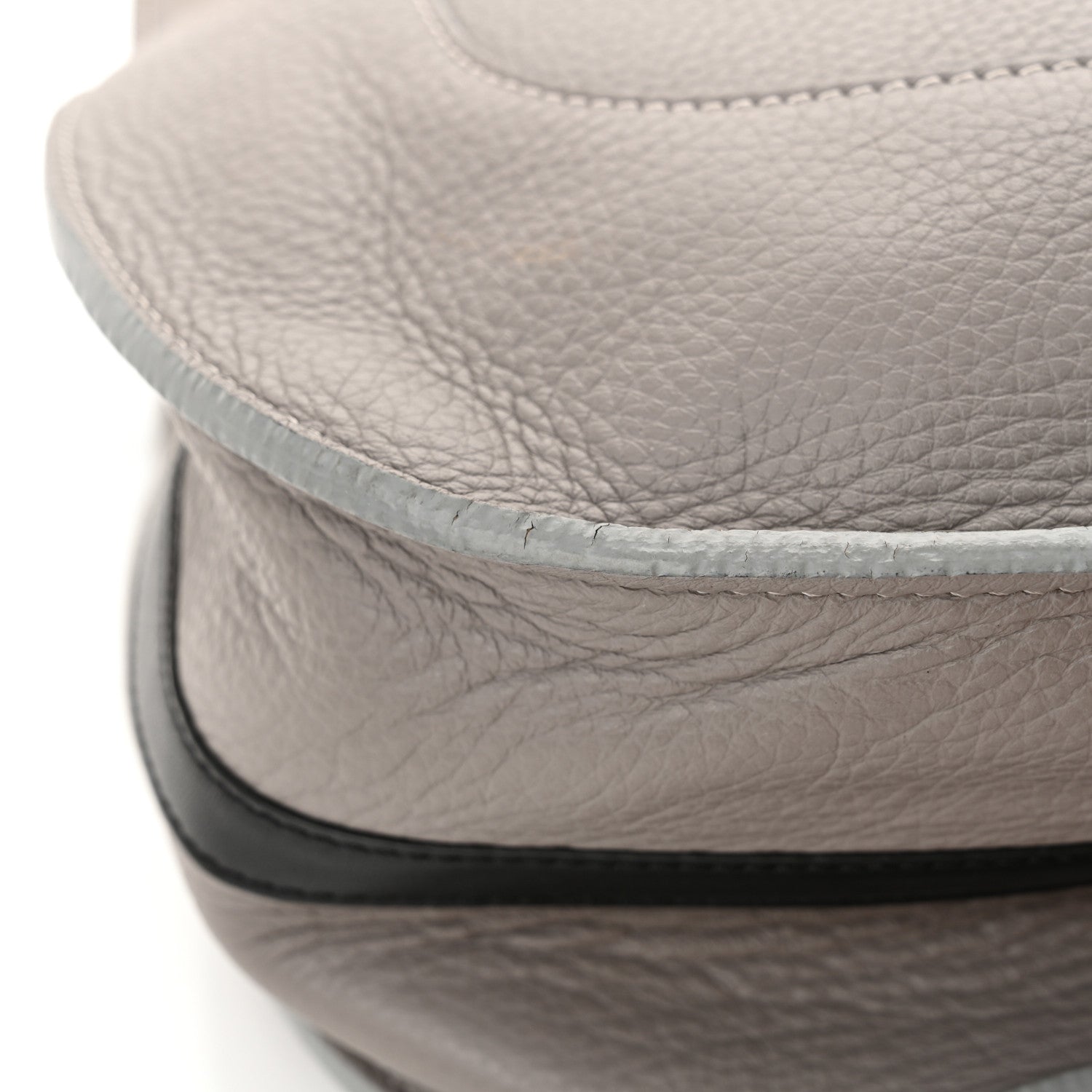 Chloe Grained Calfskin Small Hayley Hobo Cashmere Grey 11 of 12