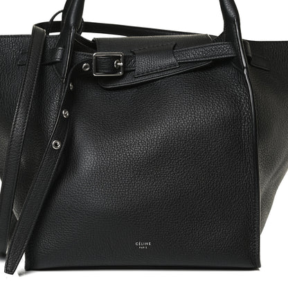 Celine Supple Grained Calfskin Small Long Strap Big Bag Black 8 of 13
