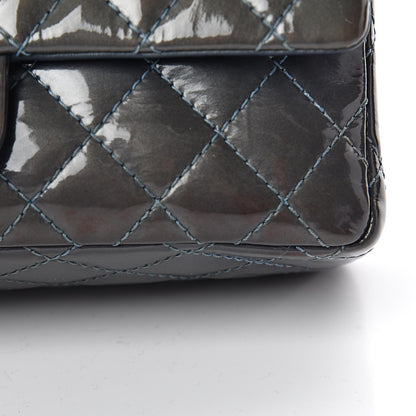 Chanel Patent Quilted 2.55 Reissue 225 Flap Blue 13 of 22