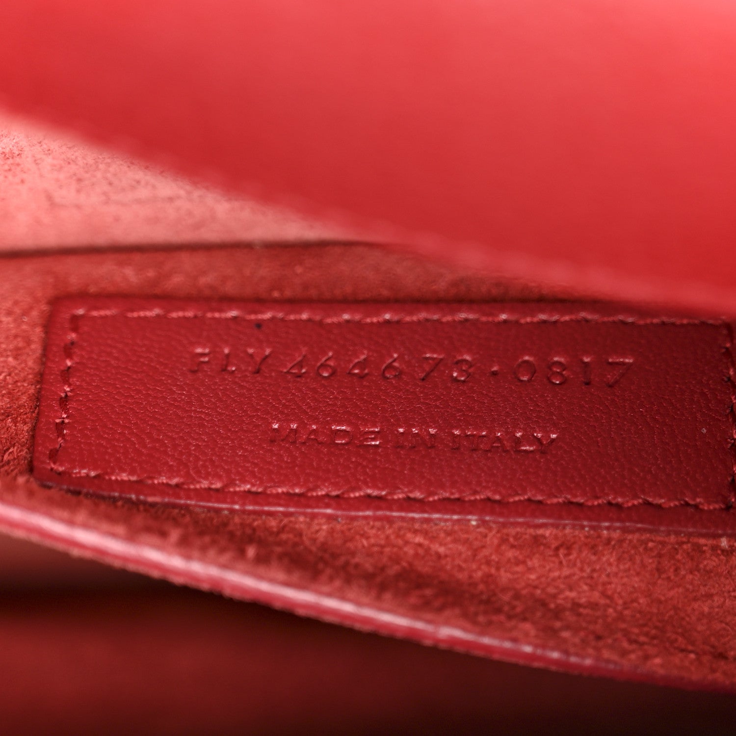 Saint Laurent Grained Calfskin Medium Monogram Sunset Satchel Red 7 of 17