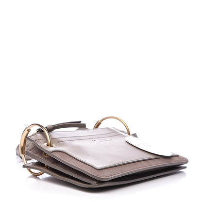 Chloe Calfskin Suede Mini Roy Bag Motty Grey 4 of 11