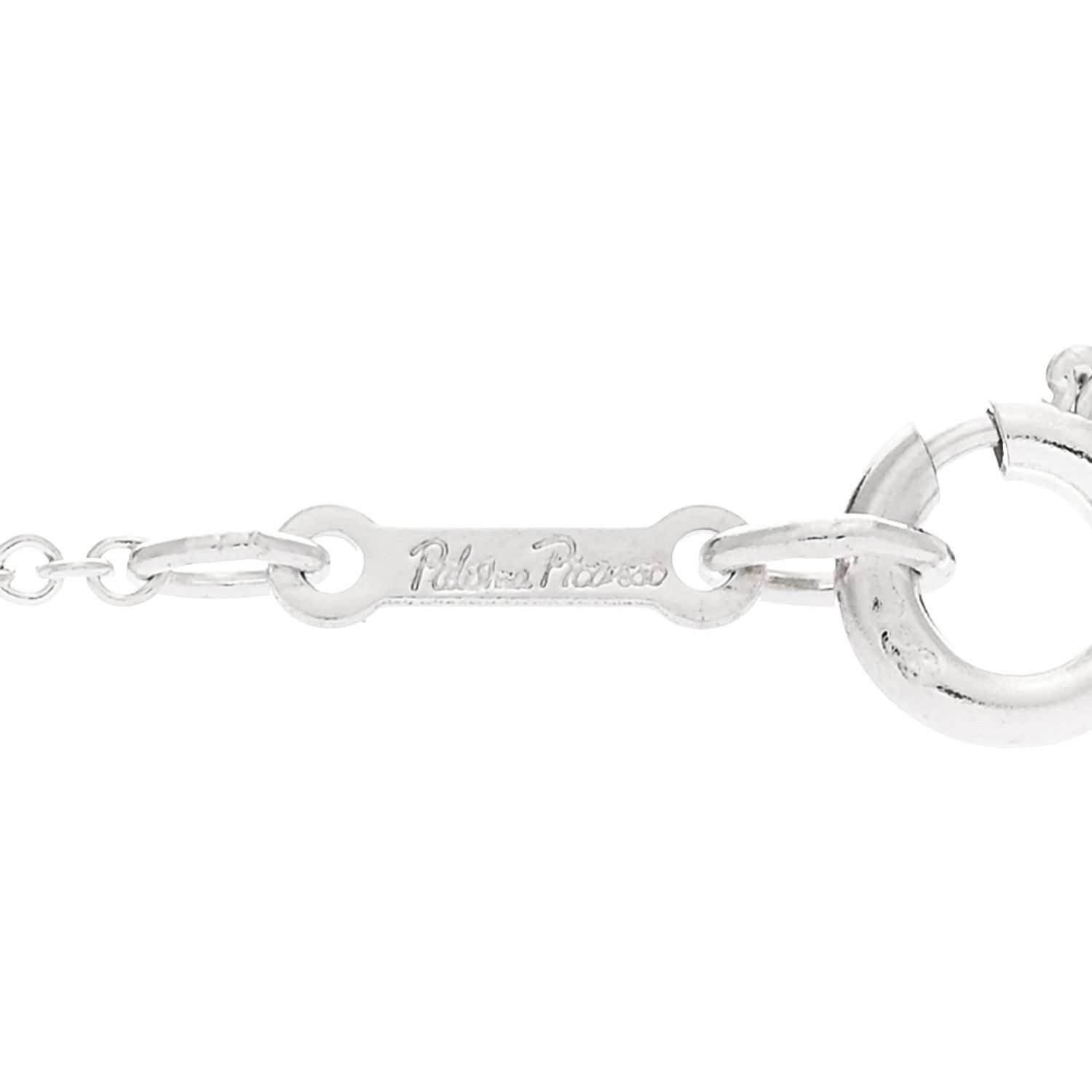 Tiffany Sterling Silver Small Paloma Picasso Loving Heart Pendant Necklace 5 of 5