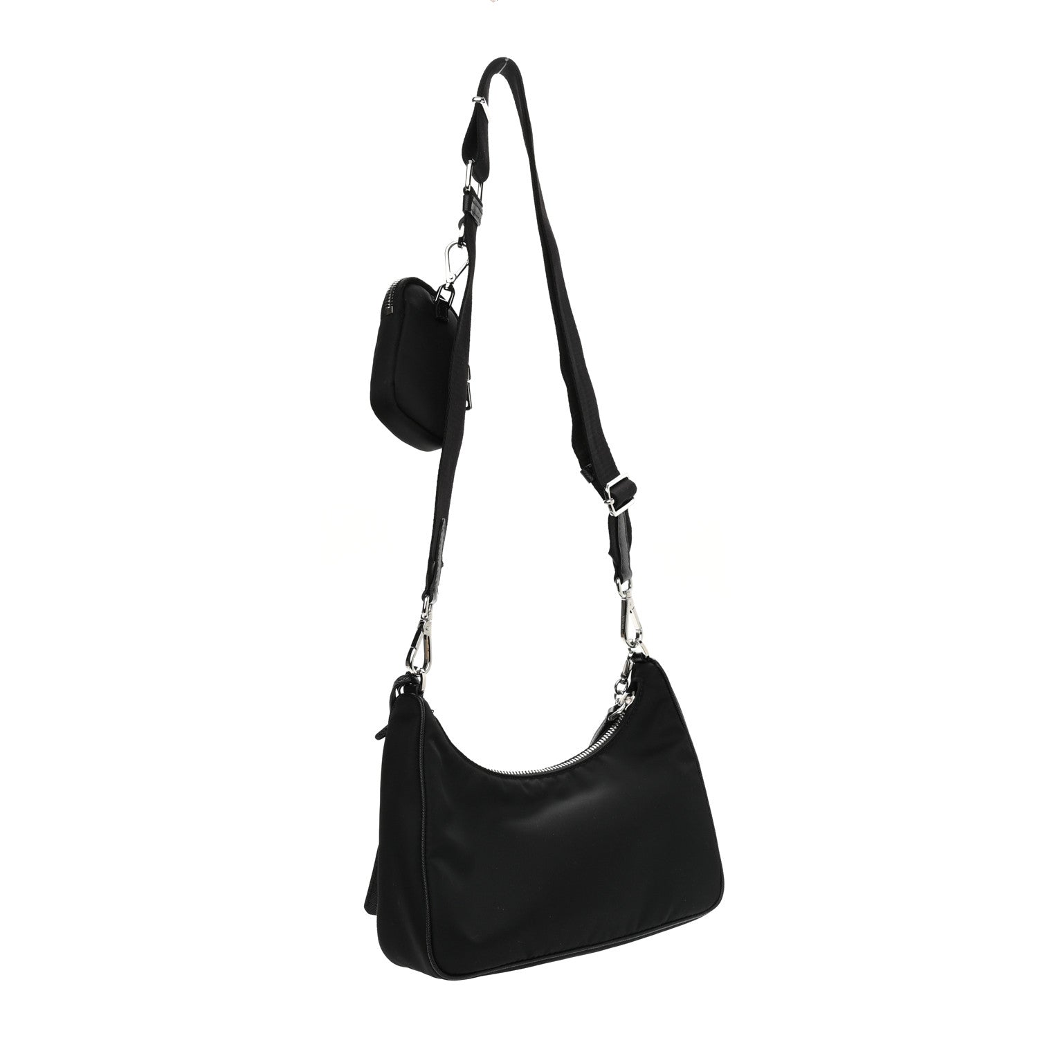 Prada Nylon Re-Edition 2005 Shoulder Bag Black 3 of 10