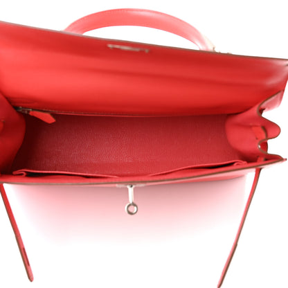Hermes Epsom Kelly Sellier 32 Rose Jaipur 5 of 8