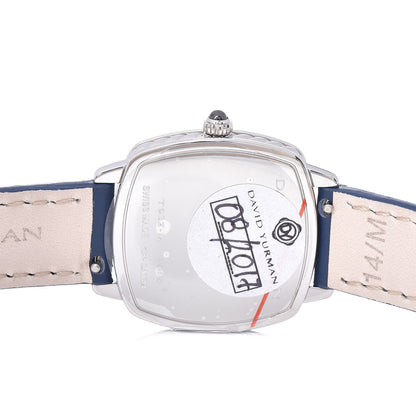David Yurman Stainless Steel Calfskin Diamond 27mm Albion Wrap Quartz Watch 7 of 8
