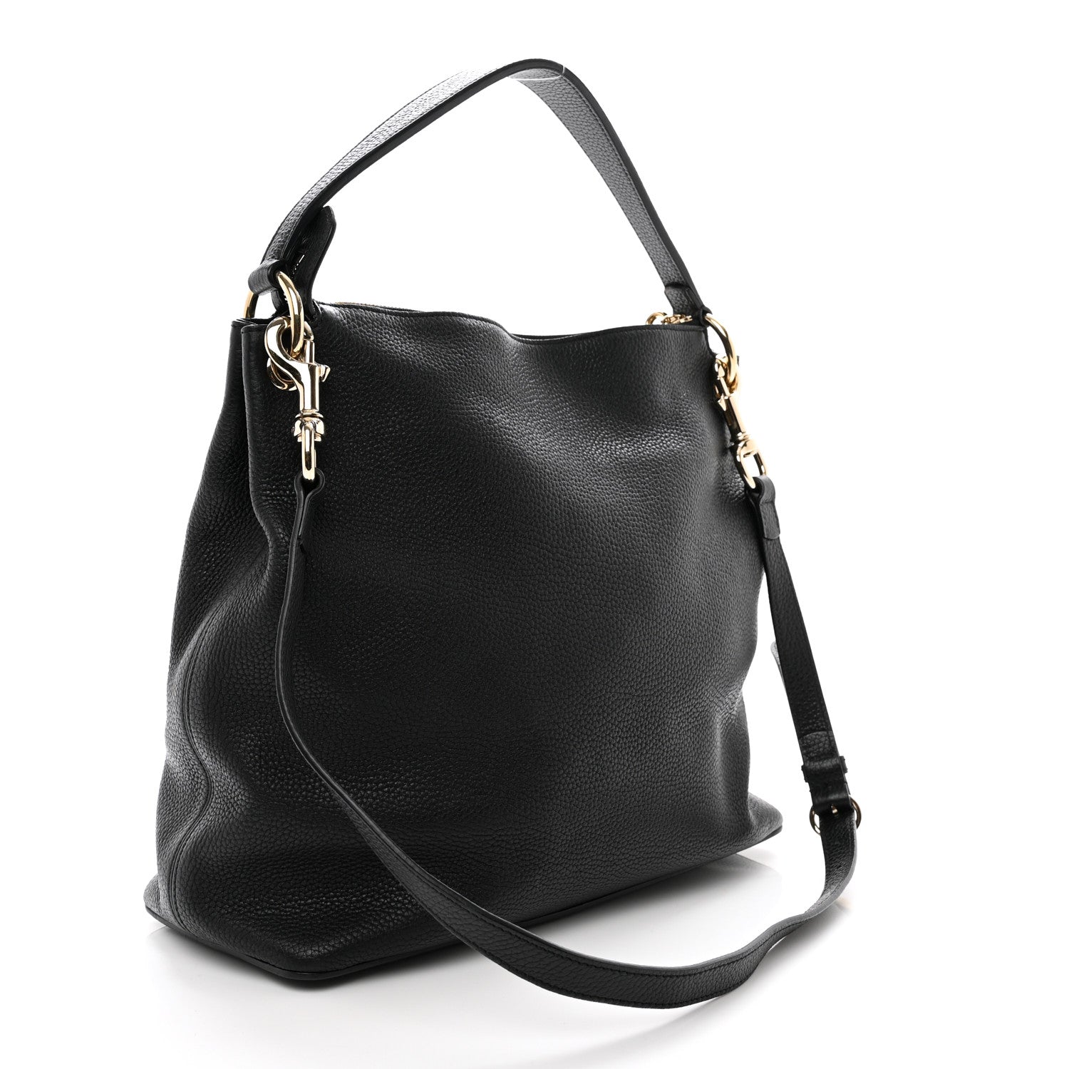 Gucci Pebbled Calfskin Large Soho Hobo Black 3 of 10