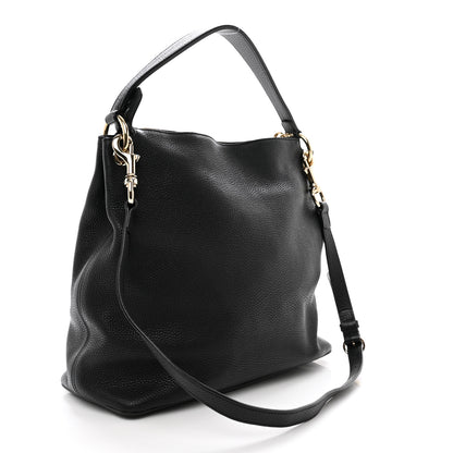 Gucci Pebbled Calfskin Large Soho Hobo Black 3 of 10