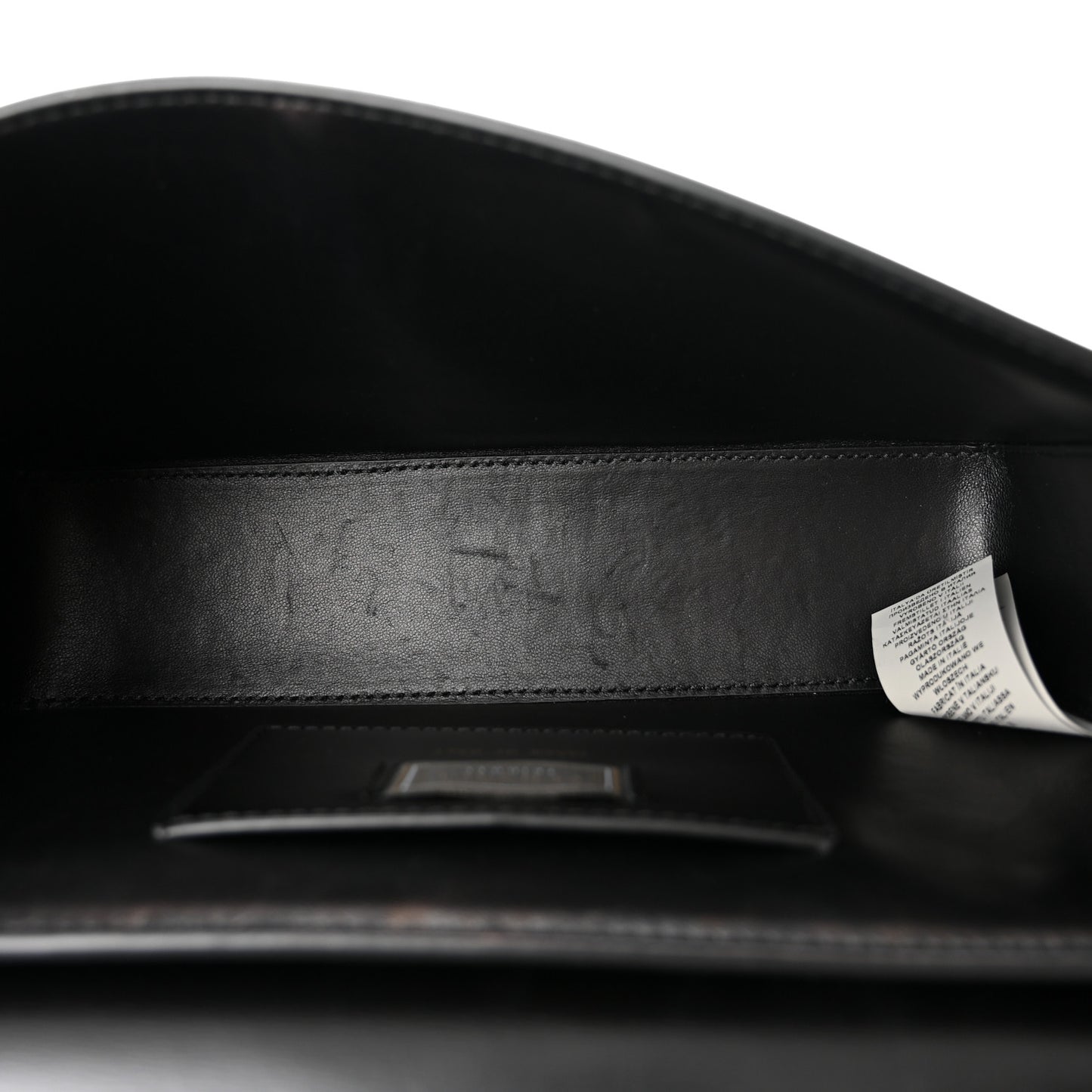 Calfskin Medallion Tribute Chain Shoulder Bag Black