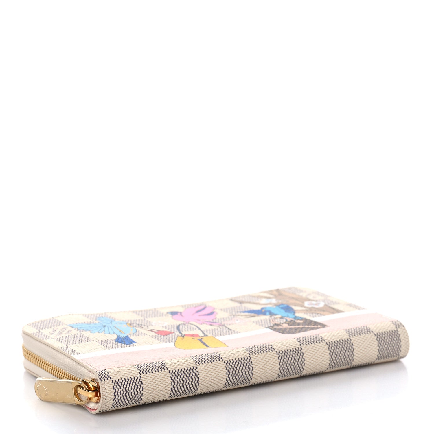 Louis Vuitton Damier Azur 2018 Christmas Animation Zippy Wallet 4 of 8