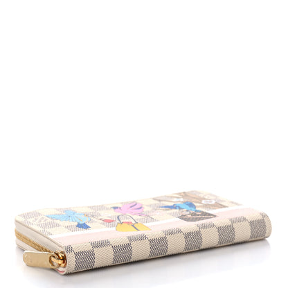 Louis Vuitton Damier Azur 2018 Christmas Animation Zippy Wallet 4 of 8