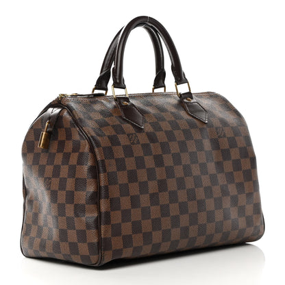 Louis Vuitton Damier Ebene Speedy 30 3 of 14