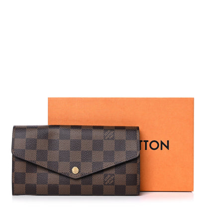 Louis Vuitton Damier Ebene Sarah Wallet NM 10 of 10