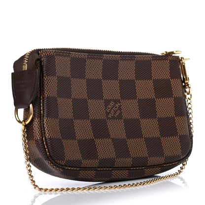 Louis Vuitton Damier Ebene Mini Pochette Accessories 2 of 4