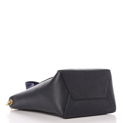 Celine Soft Grained Calfskin Small Sangle Bucket Bag Navy 4 of 11