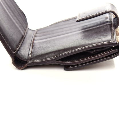 Gucci Monogram Lovely Heart French Flap Wallet Dark Brown 10 of 10