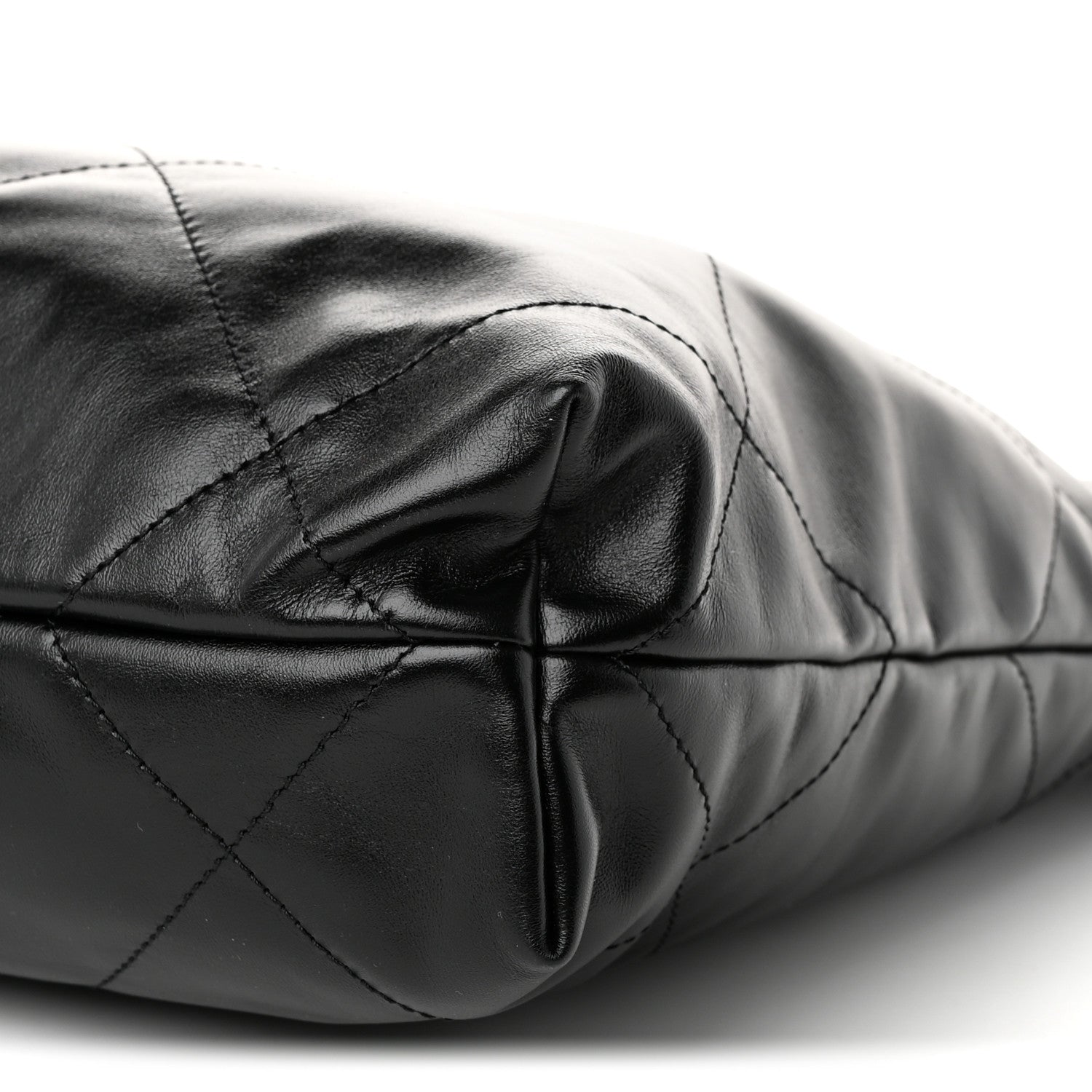 Chanel Shiny Calfskin Quilted Small Chanel 22 Black 11 of 11