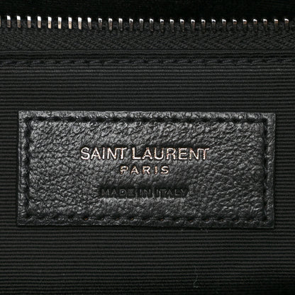 Saint Laurent Crinkled Calfskin Matelasse Monogram Medium Niki Chain Satchel Military Olive 6 of 10