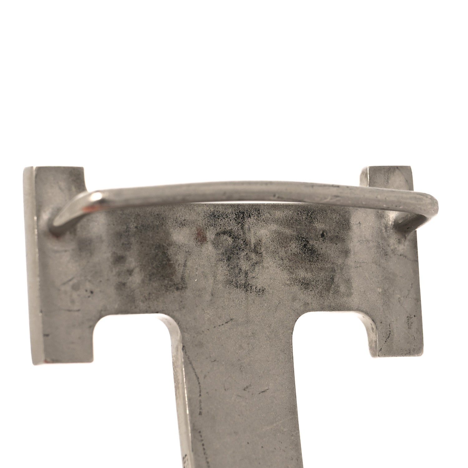 Hermes Polished Palladium 32mm H Belt Buckle Silver 4 of 4