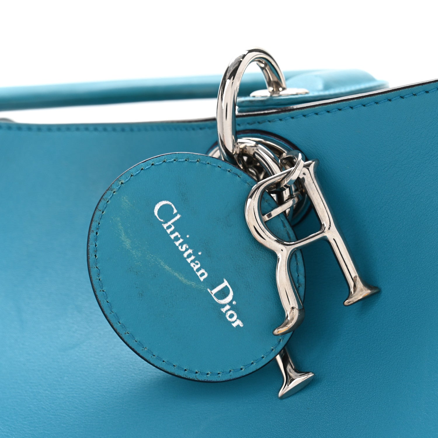 Christian Dior Smooth Calfskin Medium Diorissimo Tote Light Blue 13 of 14