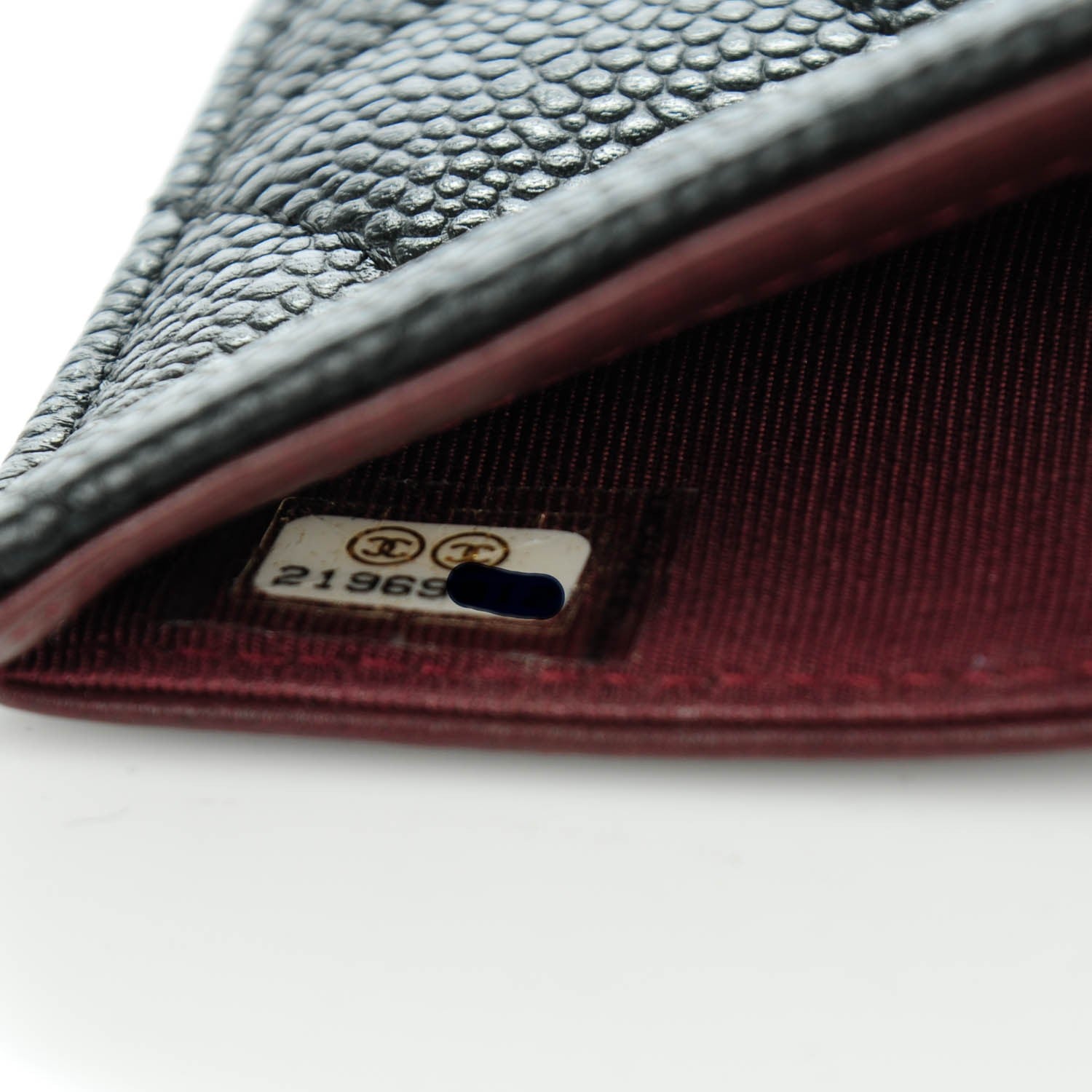 Chanel Caviar Quilted Zipped Pocket Wallet Black 8 of 8