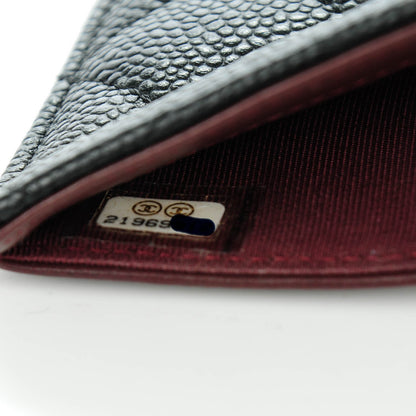 Chanel Caviar Quilted Zipped Pocket Wallet Black 8 of 8