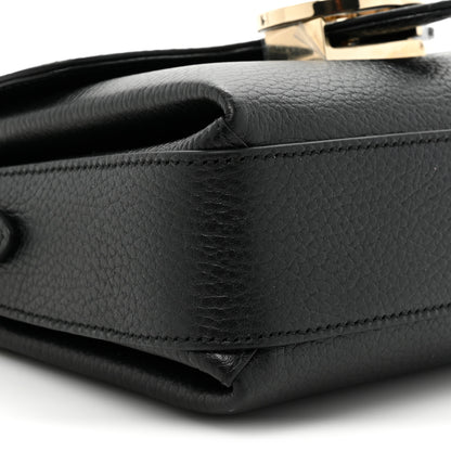 Gucci Dollar Calfskin Interlocking G Crossbody Bag Black 10 of 10