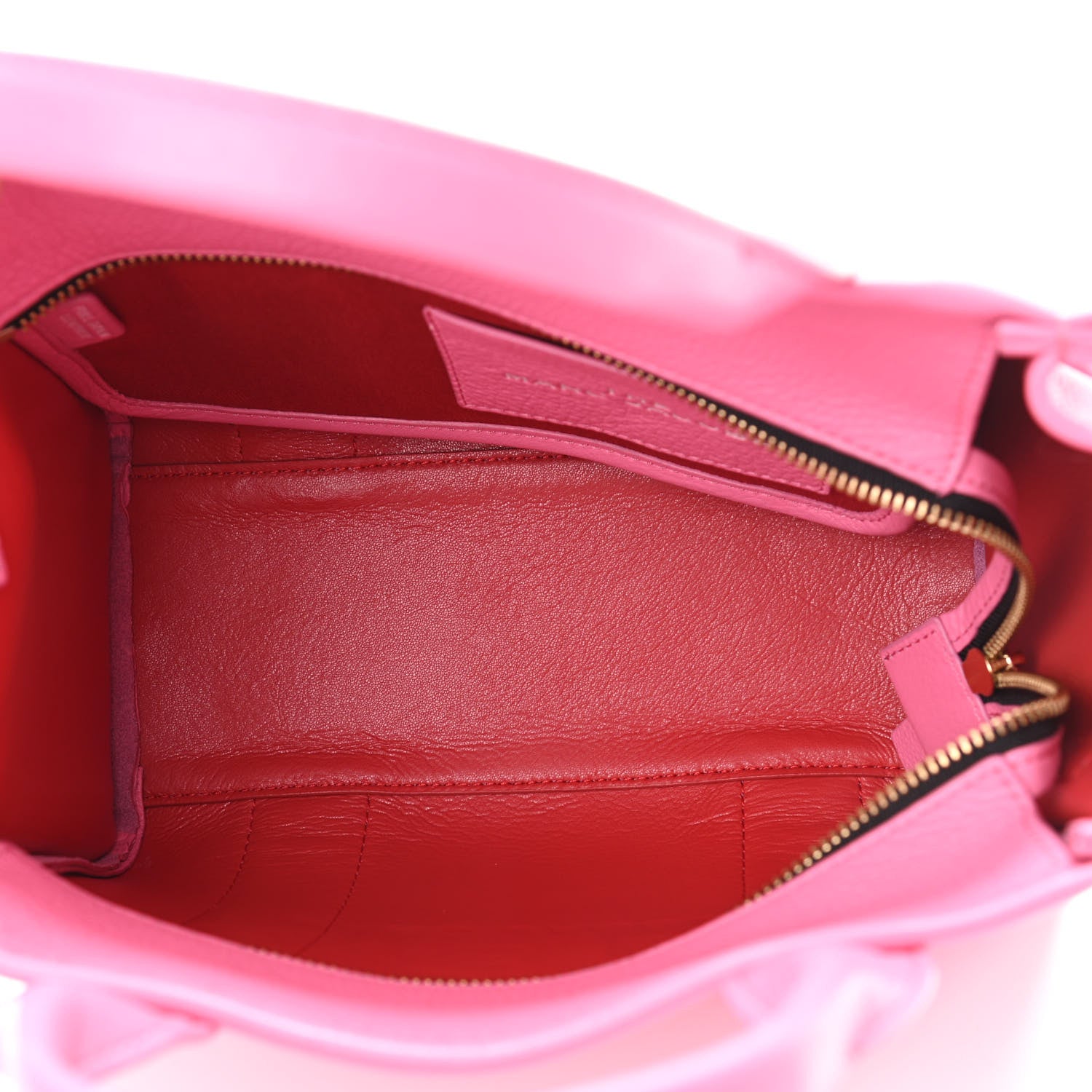 Marc Jacobs Grained Calfskin Small The Tote Bag Pink 5 of 10