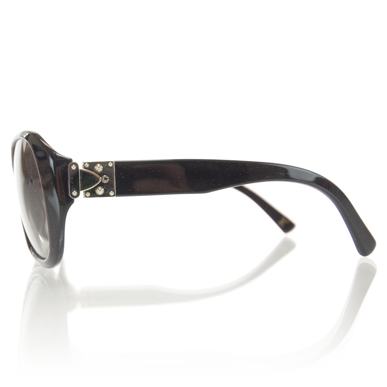 Louis Vuitton Oversized Soupcon Sunglasses Black Glitter 3 of 6