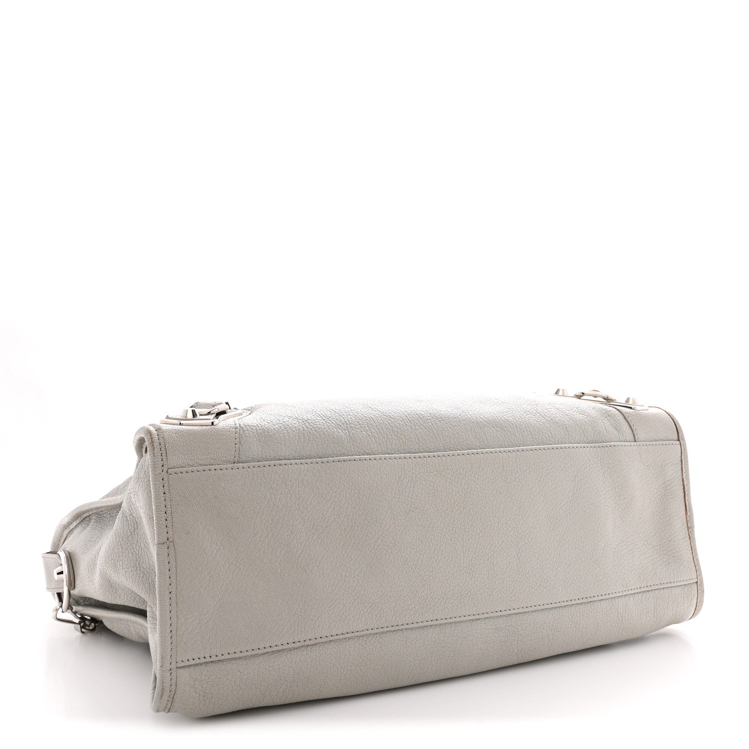 Balenciaga Chevre Silver Metallic Edge Hardware City Gris Glace 5 of 13